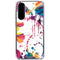 Chromatic Splatter White Galaxy A36 5G Clear Case