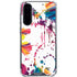Chromatic Splatter White Galaxy A36 5G Clear Case