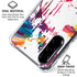 Chromatic Splatter White Galaxy A36 5G Clear Case