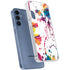 Chromatic Splatter White Galaxy A55 5G Clear Case