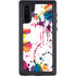 Chromatic Splatter White Galaxy Cases