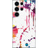 Chromatic Splatter White Galaxy Skins