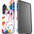 Chromatic Splatter White Galaxy S25 Impact Case