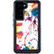 Chromatic Splatter White Galaxy S24 Waterproof Case