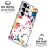 Chromatic Splatter White Galaxy S25 Ultra Clear Case