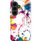 Chromatic Splatter White Galaxy S26 Plus Impact Case