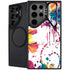 Chromatic Splatter White Galaxy S26 Ultra Kickstand Case