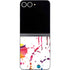 Chromatic Splatter White Galaxy Z Flip6 Skin
