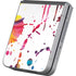 Chromatic Splatter White Galaxy Z Flip6 Skin