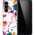 Chromatic Splatter White Galaxy Z Fold5 5G Skin