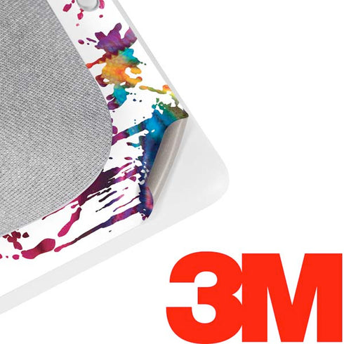 Chromatic Splatter White Google Home Hub Skin