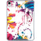 Chromatic Splatter White iPad 11th Gen (2025) Clear Case