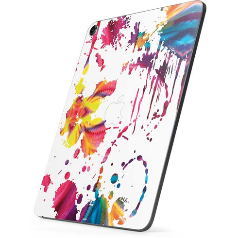 Chromatic Splatter White Apple iPad Pro Skin