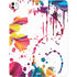 Chromatic Splatter White iPad Pro 13in M4 (2024) Skin