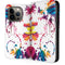 Chromatic Splatter White iPhone 14 Pro Folio Case
