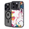 Chromatic Splatter White iPhone 14 Pro Kickstand Case