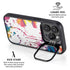 Chromatic Splatter White iPhone 14 Pro Max Kickstand Case