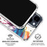 Chromatic Splatter White iPhone 15 Clear Case