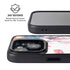 Chromatic Splatter White iPhone 15 Kickstand Case