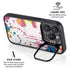 Chromatic Splatter White iPhone 15 Pro Max Kickstand Case