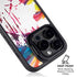 Chromatic Splatter White iPhone 15 Pro Max Kickstand Case