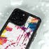 Chromatic Splatter White iPhone 15 Pro Waterproof Case