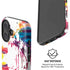 Chromatic Splatter White iPhone 16 Magsafe Impact Case