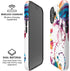 Chromatic Splatter White iPhone 16 Magsafe Impact Case