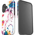 Chromatic Splatter White iPhone 16 Plus Impact Case