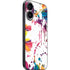 Chromatic Splatter White iPhone 16 Plus Skin
