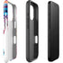 Chromatic Splatter White iPhone 16 Pro Impact Case