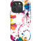 Chromatic Splatter White iPhone 16 Pro Magsafe Impact Case