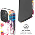Chromatic Splatter White iPhone 16 Pro Magsafe Impact Case