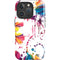 Chromatic Splatter White iPhone 16 Pro Max Impact Case