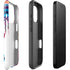 Chromatic Splatter White iPhone 16 Pro Max Impact Case