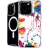 Chromatic Splatter White iPhone 16 Pro Max MagSafe Case