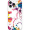 Chromatic Splatter White iPhone 16 Pro Max Skin