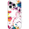 Chromatic Splatter White iPhone 16 Pro Skin
