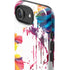 Chromatic Splatter White iPhone 16e Impact Case