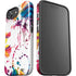 Chromatic Splatter White iPhone 16e Impact Case