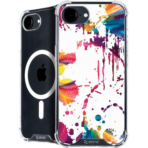 Chromatic Splatter White iPhone 16e MagSafe Case