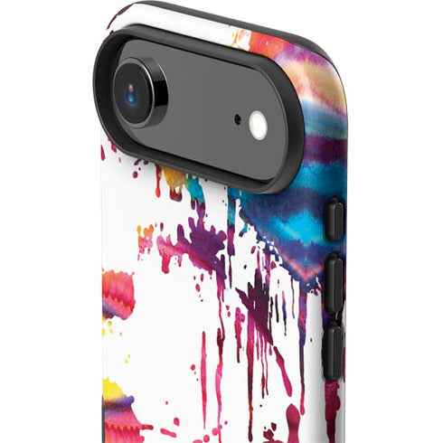 Chromatic Splatter White iPhone 17 Air Impact Case