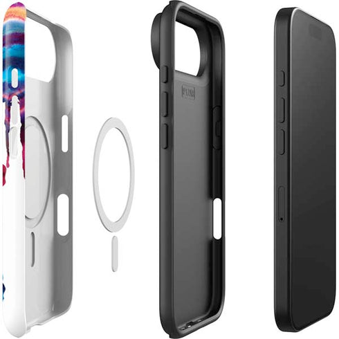 Chromatic Splatter White iPhone 17 Air Magsafe Impact Case