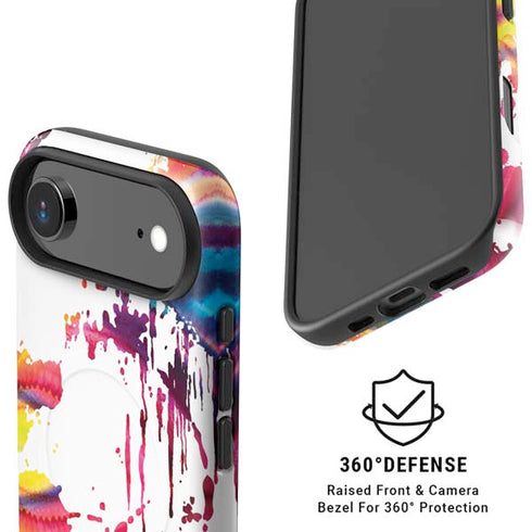 Chromatic Splatter White iPhone 17 Air Magsafe Impact Case
