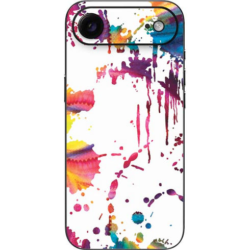 Chromatic Splatter White iPhone 17 Air Skin