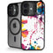 Chromatic Splatter White iPhone 17 Kickstand Case