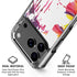 Chromatic Splatter White iPhone 17 Pro Clear Case