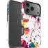 Chromatic Splatter White iPhone 17 Pro Impact Case
