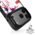 Chromatic Splatter White iPhone 17 Pro Kickstand Case