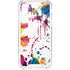 Chromatic Splatter White iPhone XS Clear Case